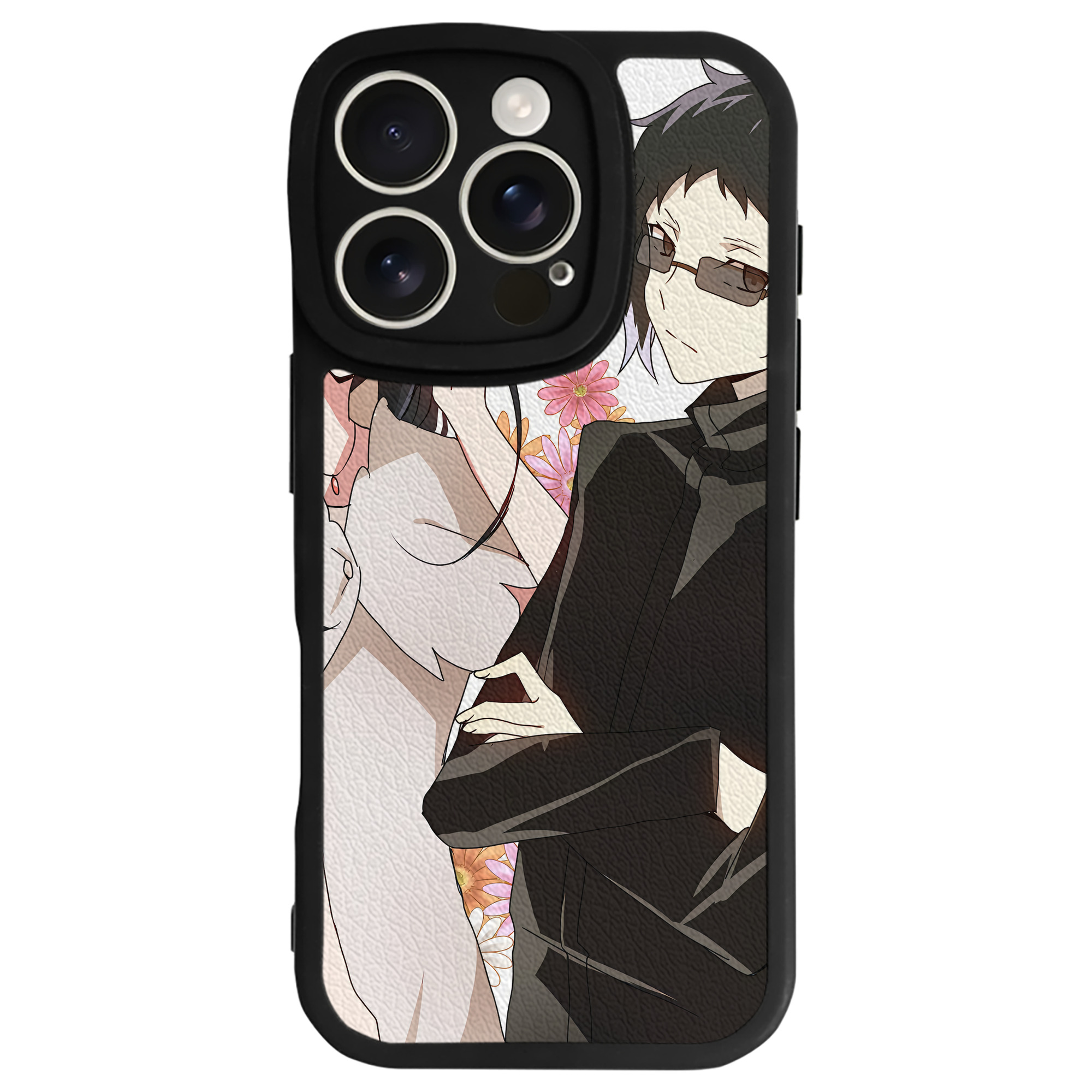 （画像用） 文豪ストレイドッグス Bungo Stray Dogs 【iPhone 16シリーズ対応】シリコンスマホケース（レザー調） 材質：シリコン